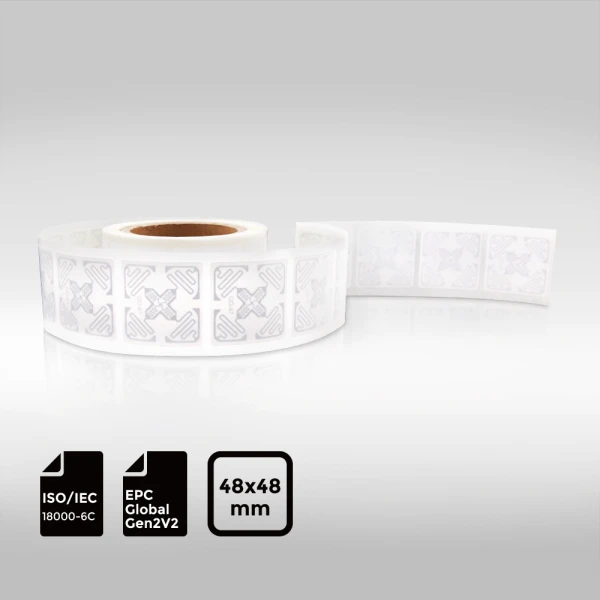 UHF RFID Label Impinj Monza 4E 4848mm ISO18000-6C EPCglobal G2V2
