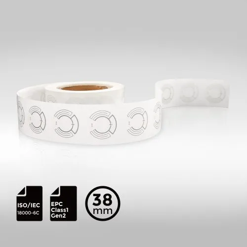 Alien Higgs 9 PET RFID Round Wet Inlay