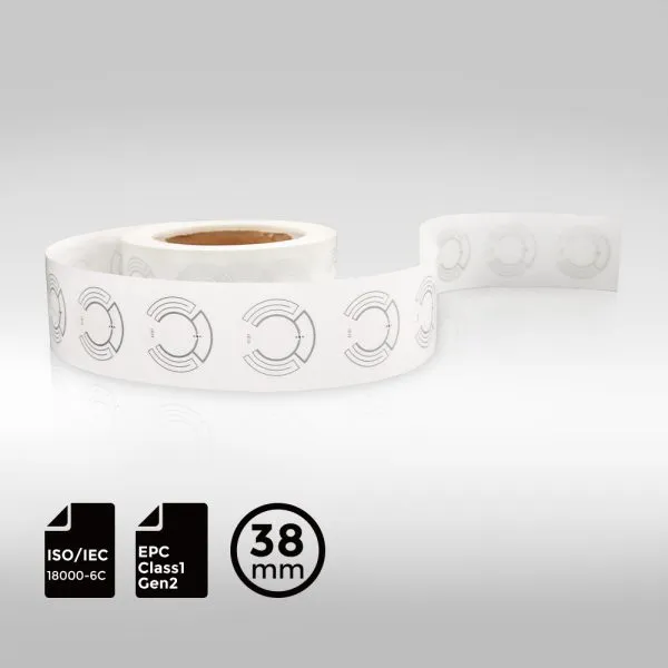 Alien Higgs 9 PET RFID Round Wet Inlay