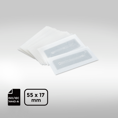 ISO14443A 13.56MHz RFID sticker 5517mm NXP MIFARE Classic EV1 1K S50
