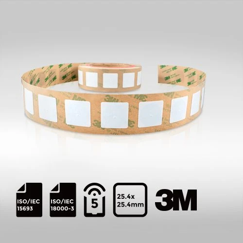 NFC Label 1 by 1 inch NXP ICODE SLIX ISO15693 NFC Type-5