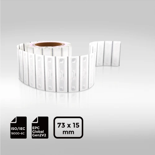 ISO18000-6C 7315mm UHF RFID label EM4126