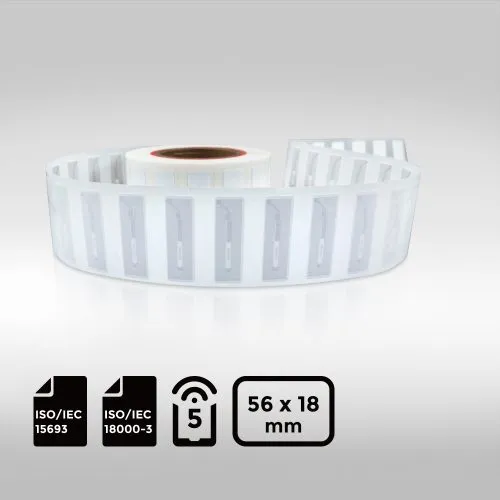RFID Label for Lab Specimen Tracking 5618mm NXP ICODE SLIX