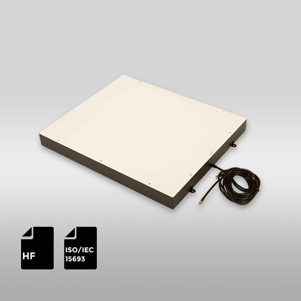 High-performance Smart Tray HF RFID Antenna AZ-DA38 for fast food checkout systems.
