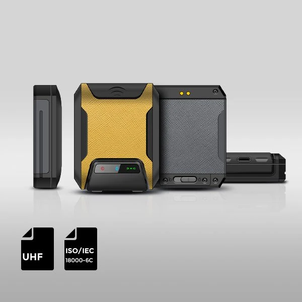 High-performance Wearable Bluetooth UHF RFID Reader AZ-MR20 for hands-free data collection.