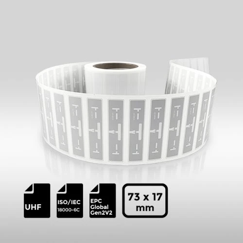 ARC Certiﬁed ImpinjM730 Coated paper RFID Label 1773mm
