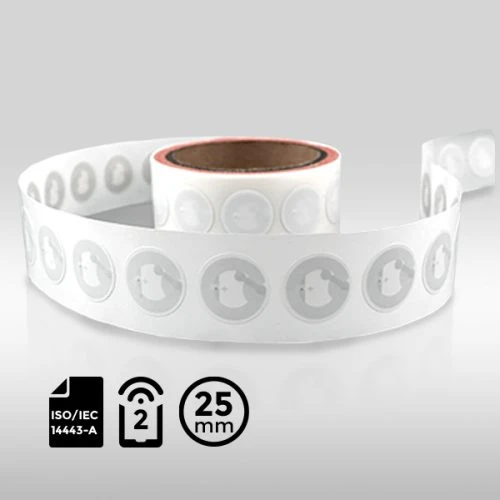 ST25TN01K NFC Label 25mm ISO14443A
