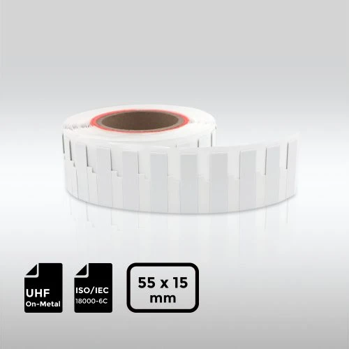 UHF On Metal RFID Label Impinj MonzaR6P 5515mm