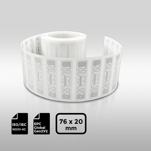 Avery Dennison ARC Certified Belt NXP UCODE 9 Coated Paper RFID Label