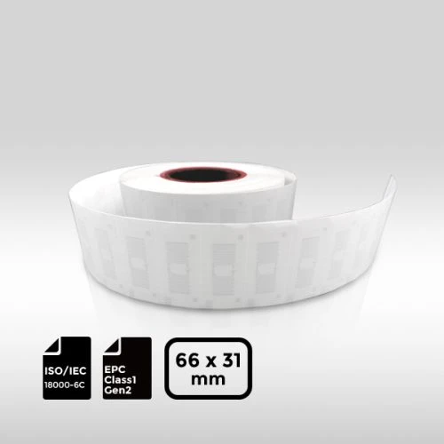Washable Smart Textile NXP UCODE 9 Nylon UHF RFID Tag 6631mm