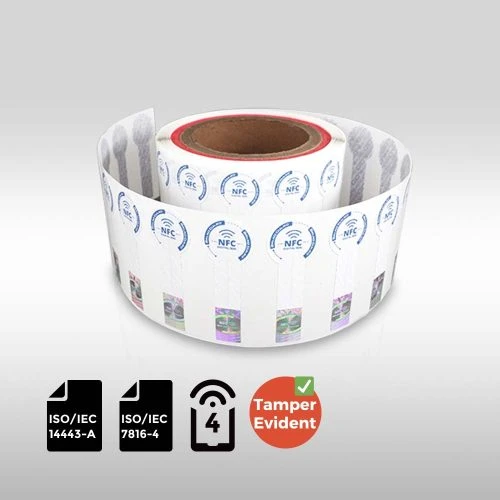 BrandGuard Tamper-Evident NFC Labels NXP NTAG 424 DNA TT