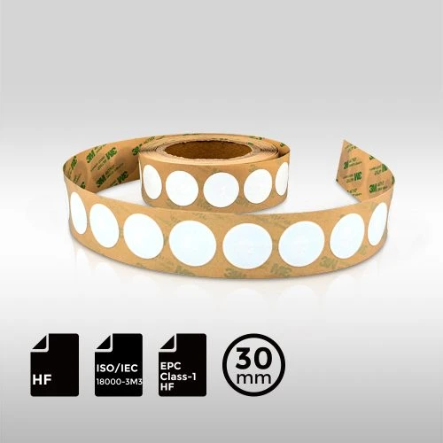 RFID Label 30mm NXP ICODE ILT-M ISO18000-3M3