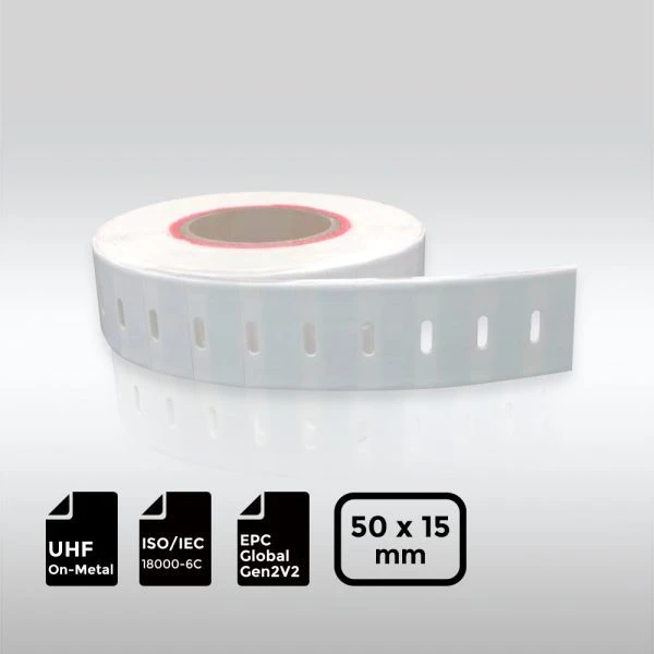 On-metal RFID Label NXP UCODE 8 5015mm