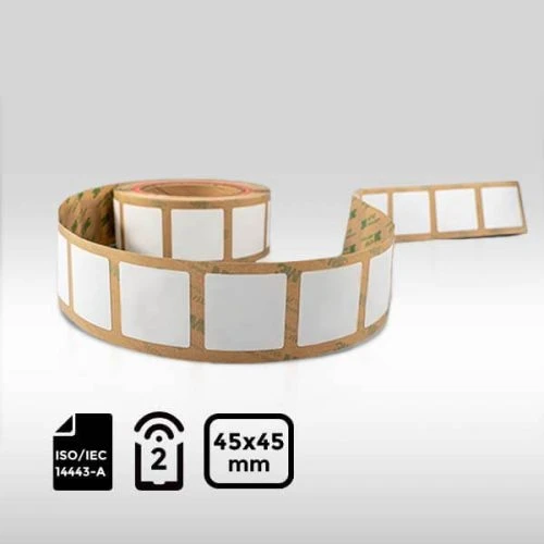 HF NFC Label Coated Paper 3M Adhesive NXP MIFARE Ultralight EV1