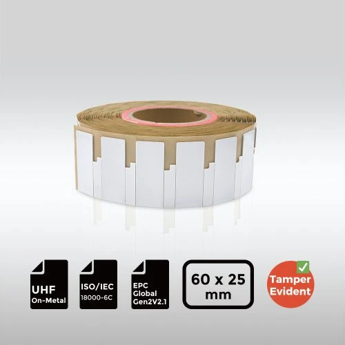 UHF On-Metal RFID Label NXP UCODE 9xe for metal surface tracking