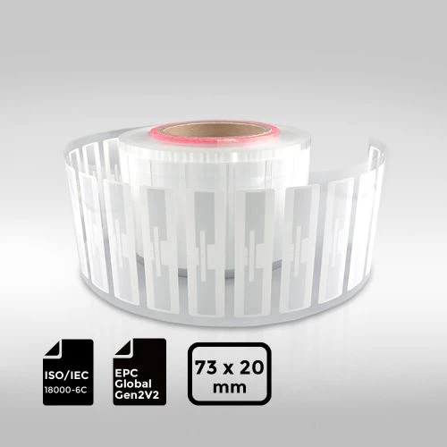 UHF RFID On-Liquid Label PET NXP UCODE 8 for liquid containers