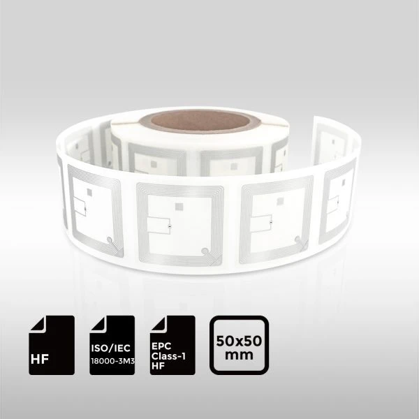 High-performance NFC wet inlay with NXP ICODE ILT-M chip and large antenna for long read range