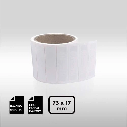ARC Certified Impinj M830 RFID Label 73 17mm