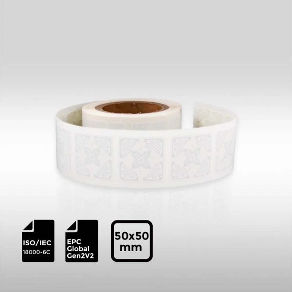 Detailed size information of the UHF RFID Label for packaging and product integration