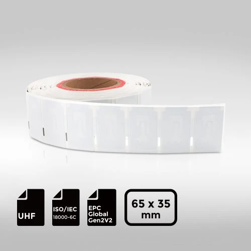 Flexible and Printable UHF On-Metal RFID Label Impinj M730 65 35 1 mm