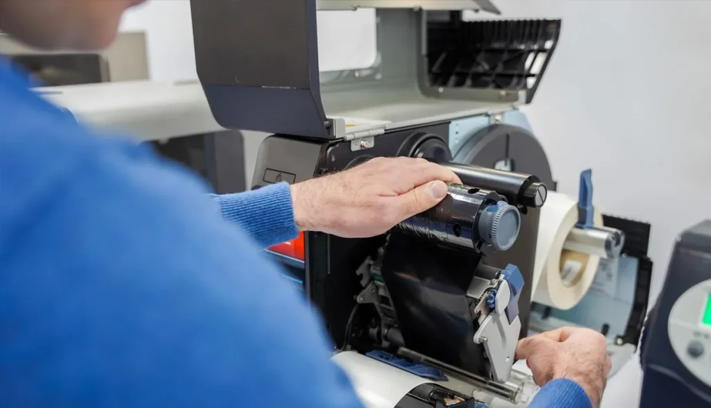 Check the RFID Printer and Ribbon Specification